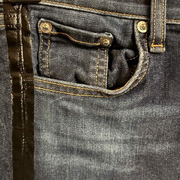 RAG & BONE HIGH RISE ANKLE SKINNY Mad River Tuxedo‎ Glossy Side-Stripe Jeans 27 - Picture 12 of 12